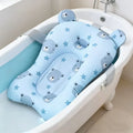 Adjustable Bathtub Support Mat Foldable Floating Baby Bath Seat Pad Shower Cushion Safety Water Pad for Newborn Baby Bathing Use
