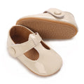 Spring and Autumn Baby Apricot Princess Shoes 0-12 Months Non-Slip Soft Sole Walking Shoes