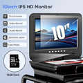 Sewer Pipe Inspection Camera 10 Inch IPS 1080P Screen Sewer Camera with 512hz Locator +Meter Counter+5MM Fiberglass Cable
