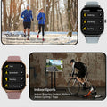 LAXASFIT 2025 New Women's Smart Watch 2.01 Full Touchscreen Bluetooth Call Heart Rate Monitor Sports Men's Smartwatch