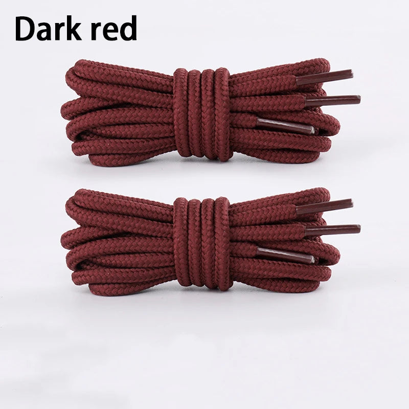 Classic Round ShoeLaces 20 Colours Durable Solid Shoelaces Sneakers Boots Shoelace rope 70cm/90cm/120cm/150cm 1Pair