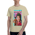 Custom Trendy David Hasselhoff T Shirt Men Short Sleeves Pure Cotton T-shirt Casual  Tee Tops Fashion Tshirt