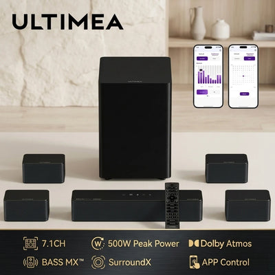 ULTIMEA Poseidon D80 Boom 7.1ch Soundbar with Dolby | SAMAG