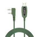 Baofeng 2 Pins Plug USB Programming Cable for Baofeng UV-5R  UV-21 13 BF-888S Quansheng K5 K6 Walkie Talkie FTDI Upgrade Cable