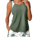 Strappy Tankini Set Two Pieces Women Printed Swimsuit | SAMAG