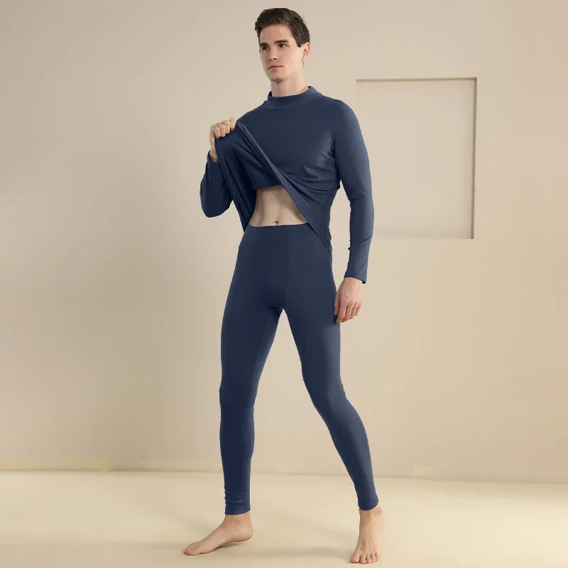 2025 new men's thick velvet inner layer, double warmth, soft and breathable, home wear