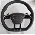 Custom Carbon Fiber Steering Wheel For Audi A3 A4 A5 A6 A6L A7 A8 S3 S4 S5 S6 S7 S8 Q3 Q5 Q7 Q8 SQ7 RSQ7 RSQ8 RS3 RS4 RS5 RS6 TT