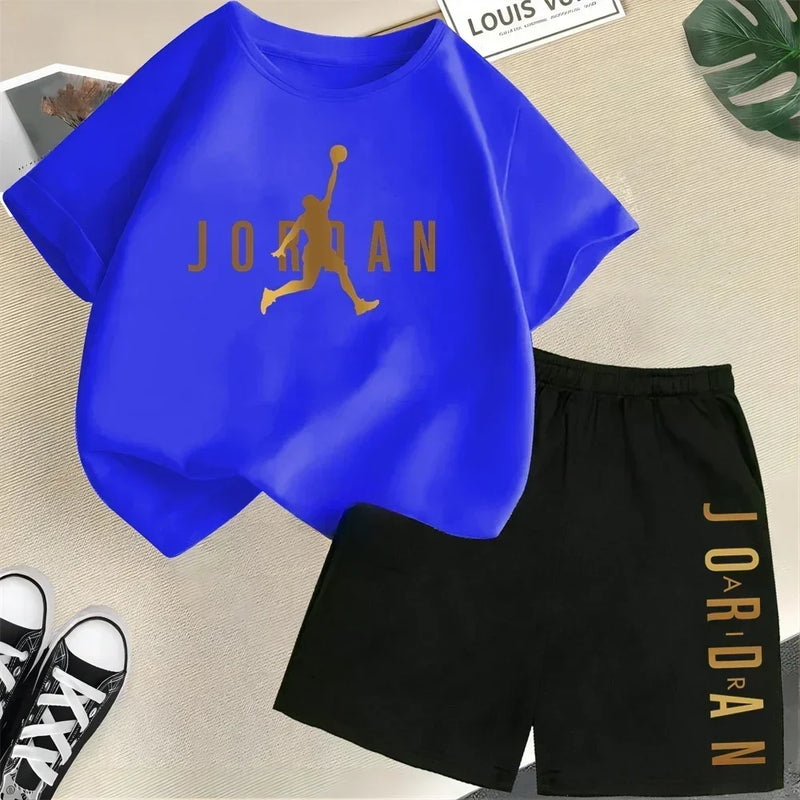 Summer Short Sleeve Children's Pattern Printed Sports - View 3 | SAMAG