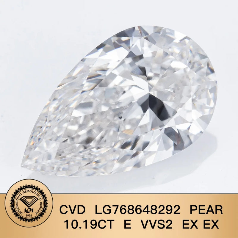 Limited-time 50% off on Large With IGI Certificate 7ct 8ct 9ct 10ct 20ct 30ct Big Lab Grown Diamonds CVD Laboratory Diamond