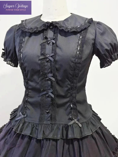 Summer Japanese Lolita Sweet Girls Short - sleeved Tops | SAMAG