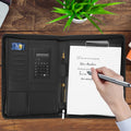 1Set A4 Zipper Binder Multifunctional Document Organizer Folder Office Portfolio Business Folder Portfolio Binder Organizer