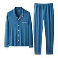 Men's Loose Fit Pajamas Set Soft Lyocell & Cotton Blend Breathable Sleepwear Cozy Home Loungewear Comfortable Pajamas