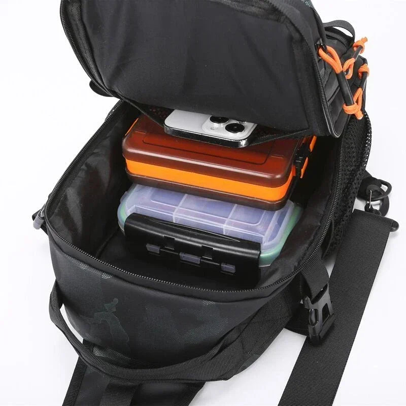 Fishing Tackle Backpack Storage Bag Men Outdoor Shoulder | SAMAG