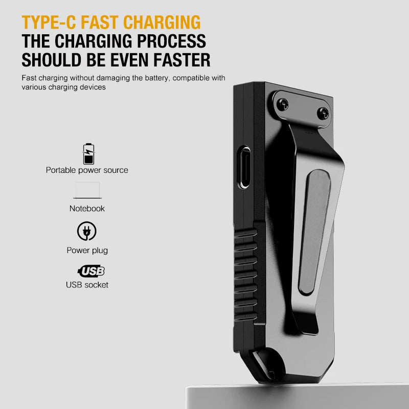 Portable Waist Hanging Keychain, Mini Flashlight - View 6 | SAMAG