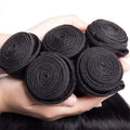 Deep Wave Human Hair Bundles Curly Hair 40Inch Brazilian Weaving Raw Virgin Unprocessed Double Weft Hair Bundles Extensions