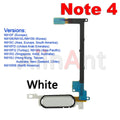 Aiinant Home Button Touch ID Fingerprint Sensor Flex Cable For Samsung Galaxy Note 4 5 7 8 9 10 20 Plus Lite Ultra