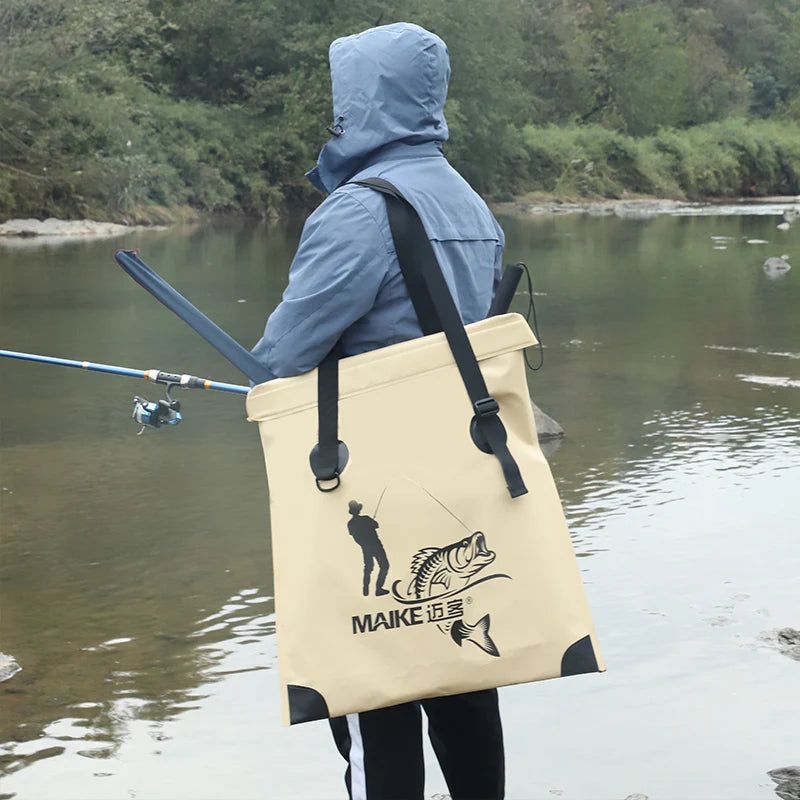 Maike Fishing Bag PVC Multi-Functional Portable Foldable | SAMAG