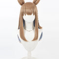 Uma Musume: Pretty Derby Cosplay Almond Eye Wig Halloween anime party heat-resistant synthetic light brown wig
