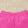 Ins Girls' Summer Outfit Set Young Vacation Style Solid - View 4 | SAMAG