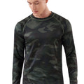 1pcs Long Sleeve Thermal Underwear Men Camouflage Man Thermal Clothes Warm Sleepwear For Winter Autumn Print First Layer
