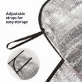 Car Windshield Snow Cover | PE Aluminum Film Winter Ice & Frost Shield | UV Protection & Dustproof Sunshade for Car Windshield