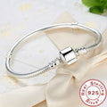 925 Sterling Silver Snake Chain DIY Charm Bracelet for Women Gift Jewelry with Bracelets for Women браслет серебряный