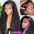 42inch 13x4 13x6 Deep Curly Lace Frontal Wig 250% Density Human Hair Pre Plucked Brazilian Human Hair Wigs For Women