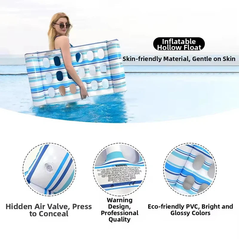 Summer Foldable Water Hammock Inflatable Sea Mattress PVC | SAMAG
