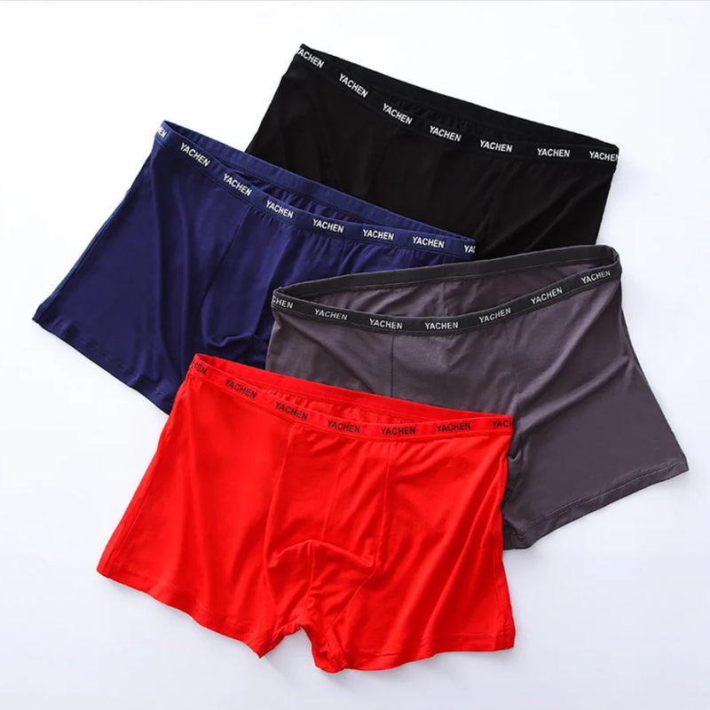 Bamboo Male Panties Sexy Underwear Men Cuecas Boxer New Fashion Boxer Shorts Mens Underware 4pcs/lot Free Shipping