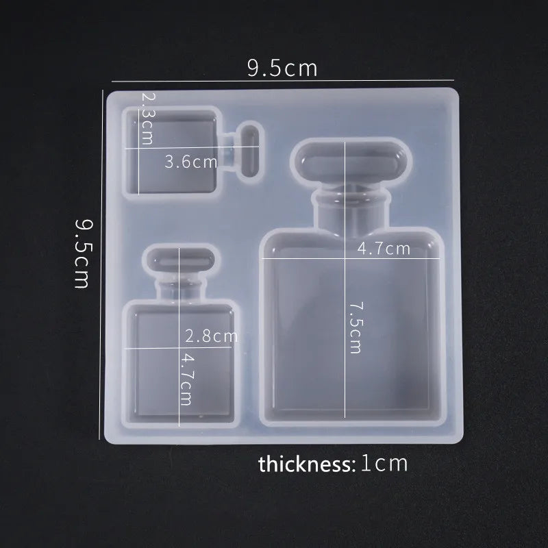 SNASAN Cute Beads Cube Triangle Silicone Mold For Jewelry Earrings Pendant Making Resin UV Epoxy Resin Molds Crafts DIY Tool