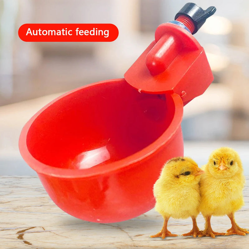 Anti Pollution Self-cleaning Automatic Poultry Water Dispenser Portable Poultry Feeding Feeding Supplies for Chick Duck Goose