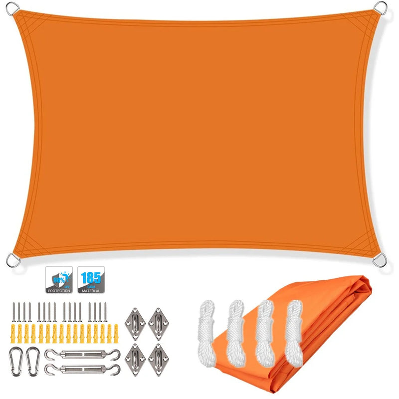 Waterproof Sun Shade Sail Canopy Rectangle UV Block | SAMAG