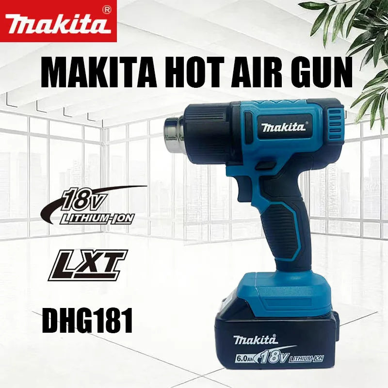 Makita Handheld Electric Heat Gun 18V Cordless Adjustable Hot Air Industrial Grade Battery Powered Tool for - View 2 | SAMAG