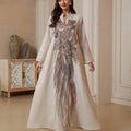 Zahraa Dubai Sequins Embroidery Luxury Woman Evening | SAMAG