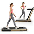 Space-Saving 2-in-1 Electric Treadmill with 2.25HP, Desk | SAMAG