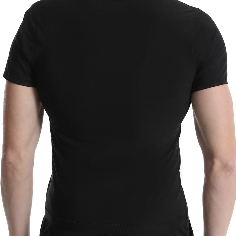 Men's Sauna Suit Shirt - Heat Trapping Sweat Compression Vest, Shapewear Top, Gym Exercise Versatile Shaper Waist Trainer