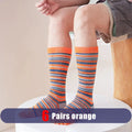 Pairs Man Toe Socks Long Plus Large Size Cotton Colorful | SAMAG