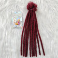 Dreadlocks Sister Locs Extensions Handmade Soft Crochet Brazilian Human Hair Braiding 10in Ombre Short Hair 10Strands/lot