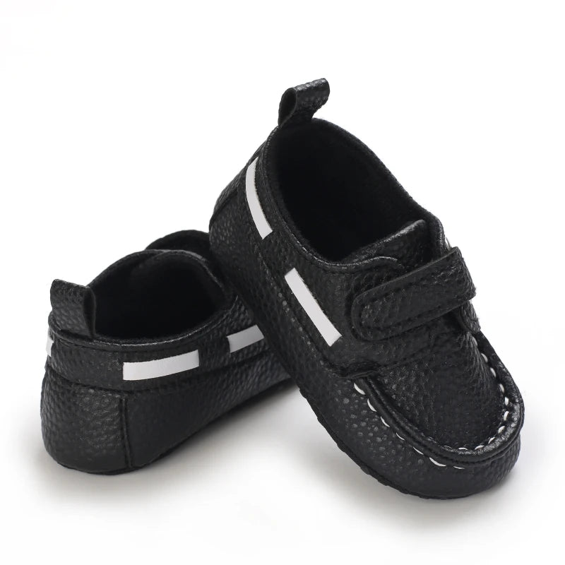 0-18M Classic Fashion Infant Casual Sneakers Soft Sole Baptism Comfortable First Walking Shoes For Baby Boys Girls