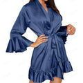 Women's Swimsuit Fashionable Casual Sexy V Lace Nightgown | SAMAG