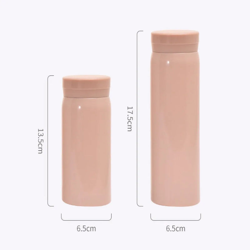 200/280ml Mini Thermos Bottle Coffee Mug 304 Stainless Steel Insulated Cup Portable Thermos Cup Travel Water Bottle Tea Cup Gift