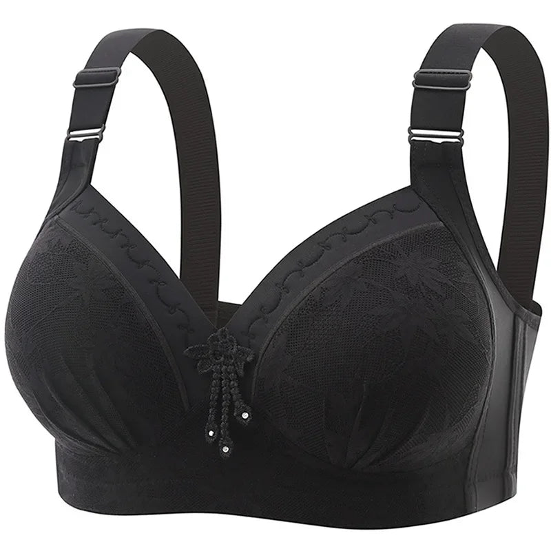 Underwire women's big sixe underwear erotic lingerie sexy bras push up bra  push-up bras Four-row Bra For Front Opening Bras