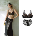 SUJIIN Women's Sexy Bra and Underwear Sets for Women Summer Wireless Lace Comfort Set Bras Women Small Chest Lingerie Lady MX325