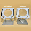 Desktop tablet stand, with hollowed-out heat dissipation, available in two options: rotatable and non-rotatable