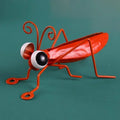 Garden Cute Metal Grasshopper Statue Decoration Outdoor Tree Wall Art Garden Grasshopper Statue Decoration Courtyard Backyard