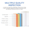 5 Rolls 30-50mm Thermal Label Paper Rolls White Color Waterproof for Niimbot B1 B21 B203 B3S Label Printer Barcode Name Printing