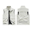 2026 Summer Men Outdoor Waterproof Quick Drying Cargo 6XL Vests Male Thin Mesh Breathable Waistcoats Climbing Sleeveless Jackets