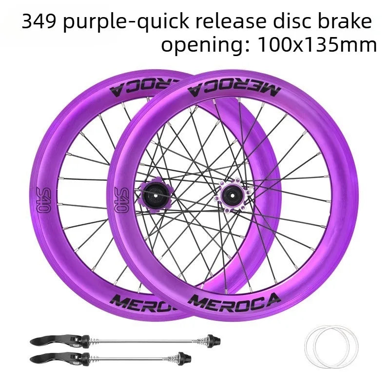 Foldable Bicycle Wheel 20 Inch 406 451 349 Small Deep Rim - View 9 | SAMAG