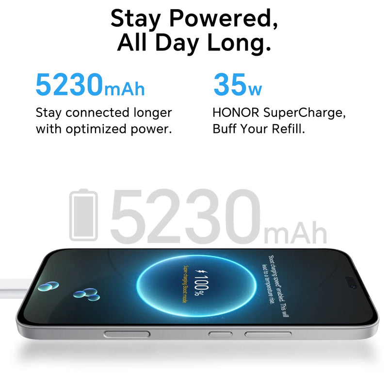 HONOR 400 Lite 5G,EU Version, 5G Smartphone,108MP Main Camera,MTK Dimensity 7025-Ultra,5230 mAh Battery, 6.7" AMOLED Screen
