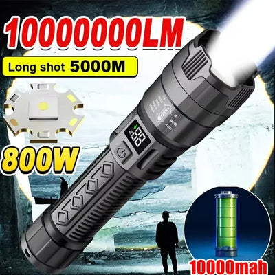 High Strong Power Led Flashlights 2000LM Tactical Torch | SAMAG